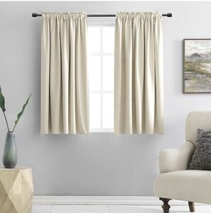 NWT DONREN 54" Length Creamy Beige Set Of 2 Panels